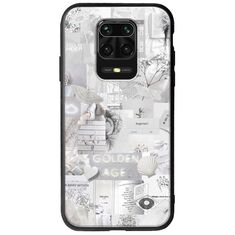 Aesthetic White Xiaomi Redmi Note 9S / 9 Pro / 9 Pro Max Groove TPU (Tempered Glass και TPU)