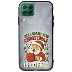 All I Want For Christmas Is - Coffee Huawei P40 Lite Groove TPU (Tempered Glass και TPU)