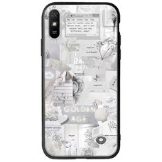 Aesthetic White Xiaomi Redmi 9A Groove TPU (Tempered Glass και TPU)