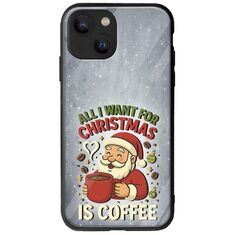 All I Want For Christmas Is - Coffee iPhone 13  Groove TPU (Tempered Glass και TPU)
