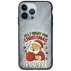 All I Want For Christmas Is - Coffee iPhone 13 Pro Groove TPU (Tempered Glass και TPU)