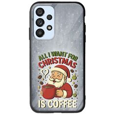 All I Want For Christmas Is - Coffee Samsung Galaxy A53 5G Groove TPU (Tempered Glass και TPU)