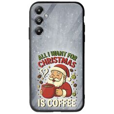 All I Want For Christmas Is - Coffee Samsung Galaxy A25 5G Groove TPU (Tempered Glass και TPU)