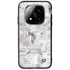 Aesthetic White Xiaomi Redmi Note 14 Pro+ 5G Groove TPU (Tempered Glass και TPU)