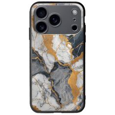 The Marble Collection - Artistic iPhone 17 Pro Max Groove TPU (Tempered Glass και TPU)