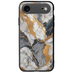 The Marble Collection - Artistic iPhone Air Groove TPU (Tempered Glass και TPU)