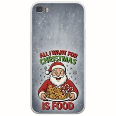 All I Want For Christmas Is - Food Huawei P8 Lite Flexible TPU (Διάφανη Σιλικόνη)