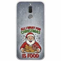 All I Want For Christmas Is - Food Huawei Mate 10 Lite Flexible TPU (Διάφανη Σιλικόνη)