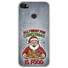 All I Want For Christmas Is - Food Google Pixel 2XL Flexible TPU (Διάφανη Σιλικόνη)