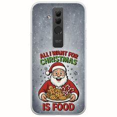 All I Want For Christmas Is - Food Huawei Mate 20 Lite Flexible TPU (Διάφανη Σιλικόνη)