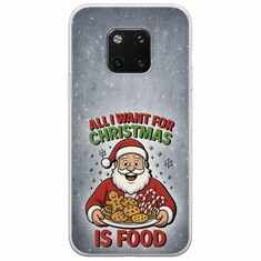 All I Want For Christmas Is - Food Huawei Mate 20 Pro Flexible TPU (Διάφανη Σιλικόνη)