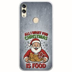 All I Want For Christmas Is - Food Huawei Honor 8X Flexible TPU (Διάφανη Σιλικόνη)