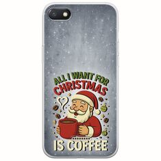 All I Want For Christmas Is - Coffee Xiaomi Redmi 6A Flexible TPU (Διάφανη Σιλικόνη)