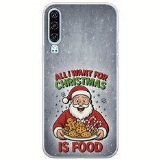 All I Want For Christmas Is - Food Huawei P30 Flexible TPU (Διάφανη Σιλικόνη)