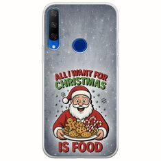 All I Want For Christmas Is - Food Huawei Honor 20 Lite Flexible TPU (Διάφανη Σιλικόνη)