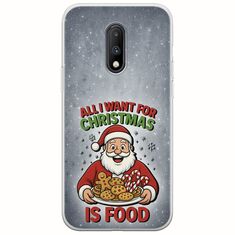 All I Want For Christmas Is - Food OnePlus 7 Flexible TPU (Διάφανη Σιλικόνη)