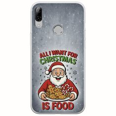 All I Want For Christmas Is - Food Huawei P Smart Z Flexible TPU (Διάφανη Σιλικόνη)