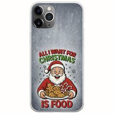 All I Want For Christmas Is - Food iPhone 11 Pro Max Flexible TPU (Διάφανη Σιλικόνη)