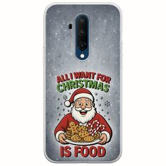 All I Want For Christmas Is - Food OnePlus 7T Pro Flexible TPU (Διάφανη Σιλικόνη)