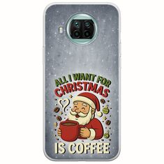All I Want For Christmas Is - Coffee Xiaomi Mi 10T Lite Flexible TPU (Διάφανη Σιλικόνη)