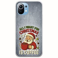 All I Want For Christmas Is - Coffee Xiaomi Mi 11 Flexible TPU (Διάφανη Σιλικόνη)