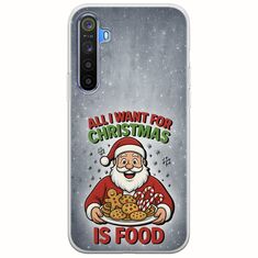 All I Want For Christmas Is - Food Realme 6 Flexible TPU (Διάφανη Σιλικόνη)