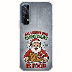 All I Want For Christmas Is - Food Realme 7 Flexible TPU (Διάφανη Σιλικόνη)