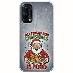 All I Want For Christmas Is - Food Realme 7 Pro Flexible TPU (Διάφανη Σιλικόνη)