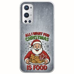 All I Want For Christmas Is - Food OnePlus 9 Pro Flexible TPU (Διάφανη Σιλικόνη)