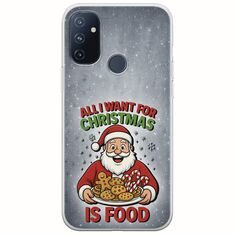 All I Want For Christmas Is - Food OnePlus N100 Flexible TPU (Διάφανη Σιλικόνη)