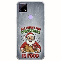 All I Want For Christmas Is - Food Realme C21 Flexible TPU (Διάφανη Σιλικόνη)