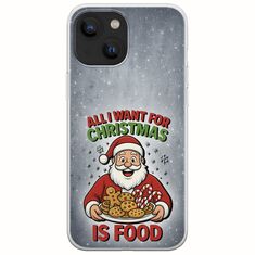 All I Want For Christmas Is - Food iPhone 13 mini Flexible TPU (Διάφανη Σιλικόνη)