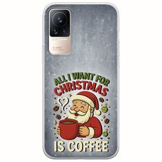 All I Want For Christmas Is - Coffee Xiaomi Civi Flexible TPU (Διάφανη Σιλικόνη)
