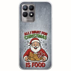 All I Want For Christmas Is - Food Realme 8i Flexible TPU (Διάφανη Σιλικόνη)