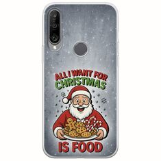 All I Want For Christmas Is - Food Huawei Y6p Flexible TPU (Διάφανη Σιλικόνη)