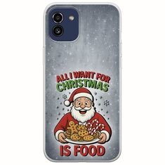 All I Want For Christmas Is - Food Samsung Galaxy A03 Flexible TPU (Διάφανη Σιλικόνη)