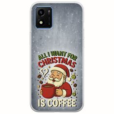 All I Want For Christmas Is - Coffee Vivo Y01 Flexible TPU (Διάφανη Σιλικόνη)