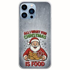 All I Want For Christmas Is - Food iPhone 14 Pro Max Flexible TPU (Διάφανη Σιλικόνη)