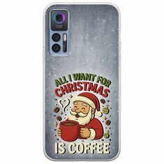 All I Want For Christmas Is - Coffee TCL 30 / 30 5G / 30+ Flexible TPU (Διάφανη Σιλικόνη)