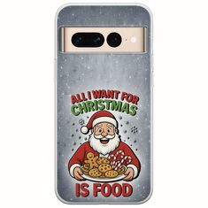 All I Want For Christmas Is - Food Google Pixel 7 Pro 5G Flexible TPU (Διάφανη Σιλικόνη)