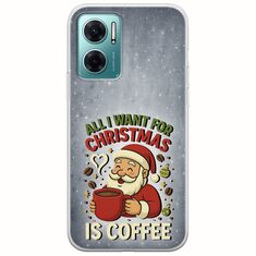 All I Want For Christmas Is - Coffee Xiaomi Redmi 10 5G Flexible TPU (Διάφανη Σιλικόνη)