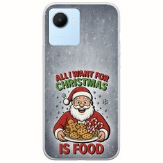 All I Want For Christmas Is - Food Realme Narzo 50i Prime Flexible TPU (Διάφανη Σιλικόνη)