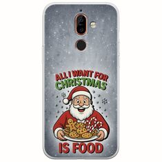 All I Want For Christmas Is - Food Nokia 7 Plus  Flexible TPU (Διάφανη Σιλικόνη)