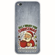 All I Want For Christmas Is - Coffee Xiaomi Redmi 5A Flexible TPU (Διάφανη Σιλικόνη)