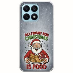 All I Want For Christmas Is - Food Honor X8a Flexible TPU (Διάφανη Σιλικόνη)
