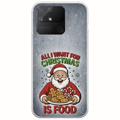 All I Want For Christmas Is - Food Realme Narzo 50A Flexible TPU (Διάφανη Σιλικόνη)