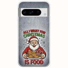 All I Want For Christmas Is - Food Google Pixel 8 Pro 5G Flexible TPU (Διάφανη Σιλικόνη)