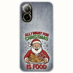 All I Want For Christmas Is - Food Realme C67 4G Flexible TPU (Διάφανη Σιλικόνη)