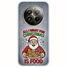 All I Want For Christmas Is - Food Realme 12 Pro Plus 5G Flexible TPU (Διάφανη Σιλικόνη)