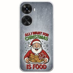 All I Want For Christmas Is - Food Huawei Nova 12 SE Flexible TPU (Διάφανη Σιλικόνη)
